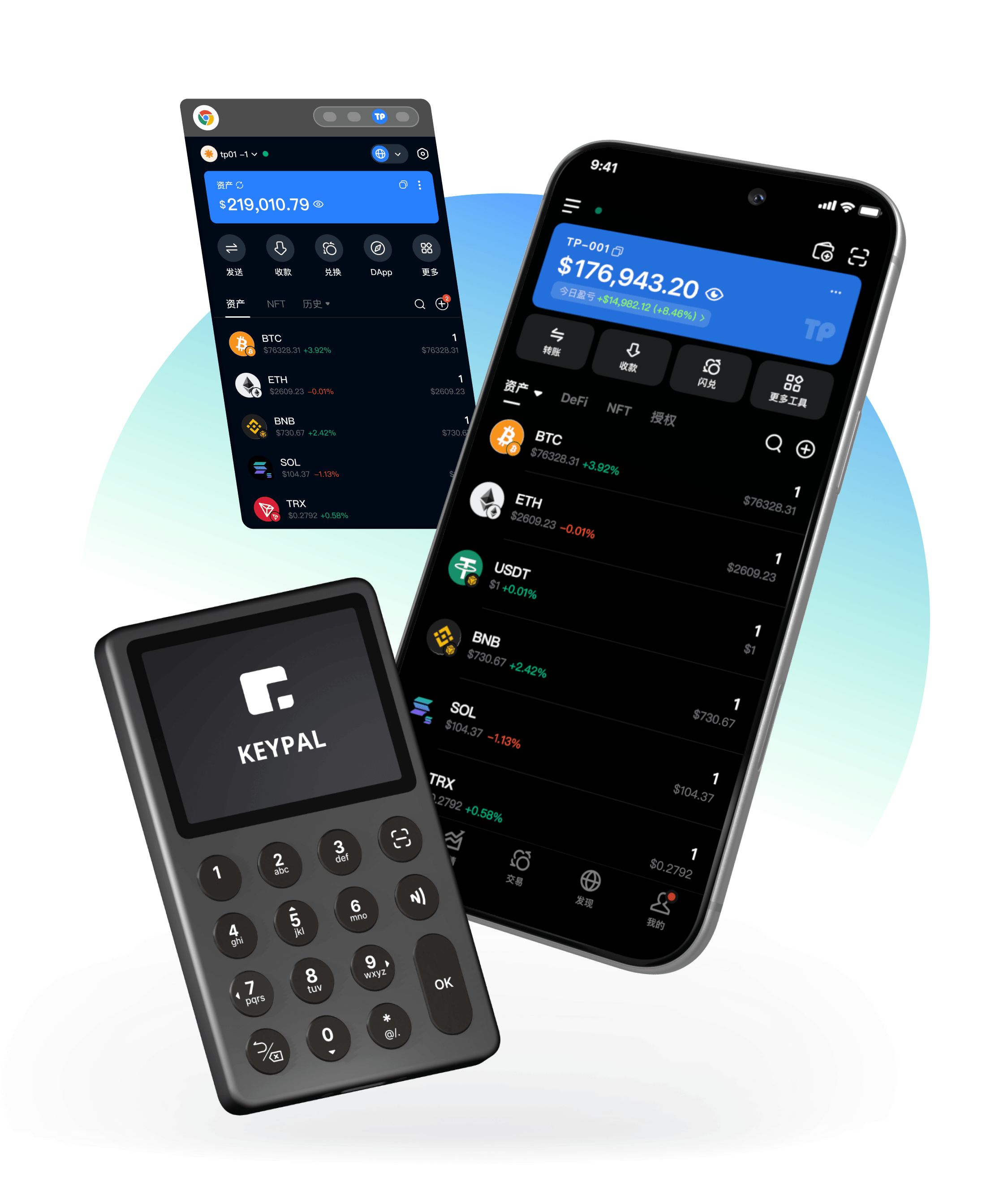 TokenPocket Web3 數字資產操作中樞